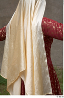  Medieval Castle lady in a dress 1 Castle lady historical clothing red dress upper body 0001.jpg